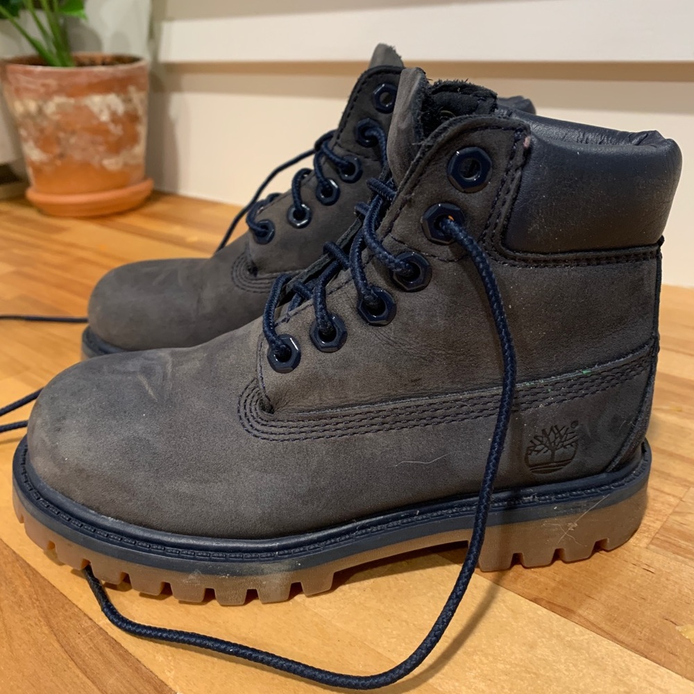 Blue Toddler timberland boots